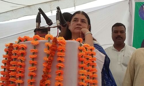 यूपी सरकार ने केंद्र से आया पैसा नहीं दिया आपके विकास को - मेनका गाँधी