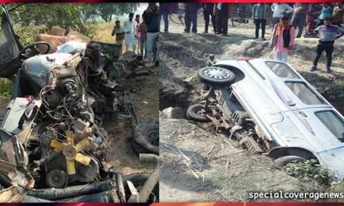 राजस्थान में दर्दनाक हादसा, जीप और ट्रक की टक्कर में 17 लोगों की मौत राजस्थान में दर्दनाक हादसा, जीप और ट्रक की टक्कर में 17 लोगों की मौत