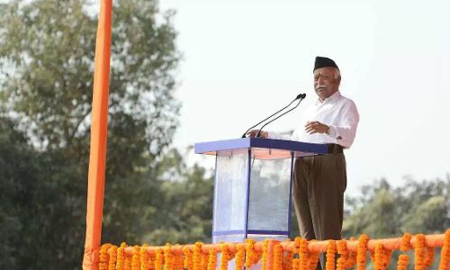 भारत का सर्वत्र जय जय हो,ऐसा भारत खड़ा करना है- संघ प्रमुख मोहन भागवत