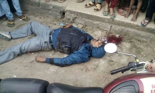 जदयू नेता को दिनदहाड़े मारी 7 गोली, घटनास्थल पर ही मौत