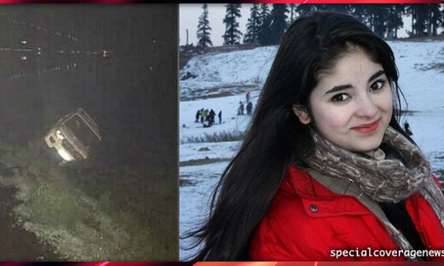 दंगल गर्ल ज़ायरा वसीम की कार डल झील में गिरी, बाल-बाल बचीं