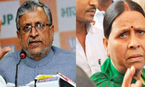 ये क्या, इस मामले में राबड़ी देवी के समर्थन मेें खड़े हुए सुशील मोदी!