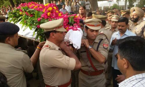 कासगंज का सपूत अजहर इटावा में ड्यूटी के दौरान हुआ घायल, एम्स में हुआ निधन
