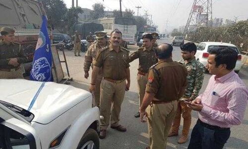 इंदिरापुरम: आचार संहिता उल्लंघन के आरोप में BSP प्रत्याशी की गाड़ी सीज