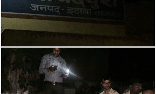 शिवपाल पुलिस के खिलाफ थाने में बैठे धरने पर