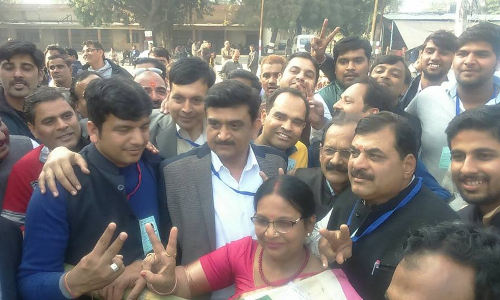 मुज़फ्फरनगर नगर पालिका अध्यक्ष पद पर कांग्रेस की अंजू अग्रवाल का कब्जा