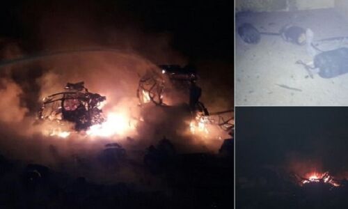 कर्नाटक के चिंतामणि में करीब 900 सिलिंडरों से भरे ट्रक में हुआ ब्लास्ट कर्नाटक के चिंतामणि में करीब 900 सिलिंडरों से भरे ट्रक में हुआ ब्लास्ट