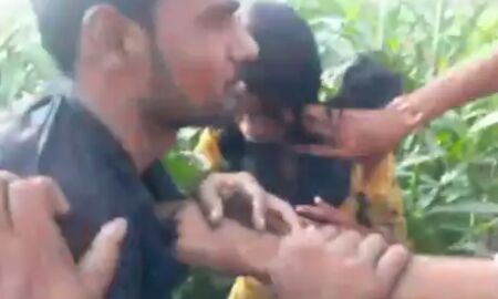 संभल में प्रेमी जोड़ा को एक साथ देखकर वीडियो बना डाला, और फिर ..