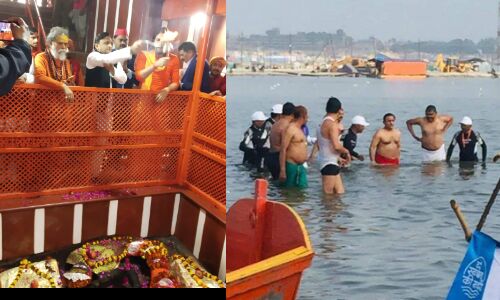 कुंभ पहुंचे पूर्व मुख्यमंत्री अखिलेश यादव दी सरकार को ये सलाह! कुंभ पहुंचे पूर्व मुख्यमंत्री अखिलेश यादव दी सरकार को ये सलाह!