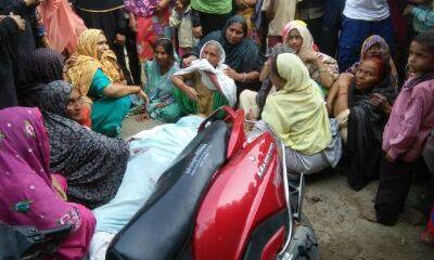 कासगंज में तेल टैंकर व स्कूटी की आमने सामने की भिड़ंत, स्कूटी सवार की मौके पर मौत