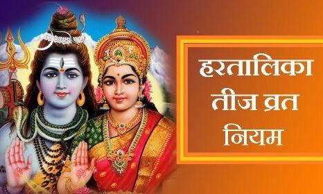 इस वर्ष वैधव्यदोष नाशक तथा पुत्र-पौत्रादि को बढ़ाने वाली अद्भुत योग से युक्त हरितालिका तीज इस वर्ष वैधव्यदोष नाशक तथा पुत्र-पौत्रादि को बढ़ाने वाली अद्भुत योग से युक्त हरितालिका तीज