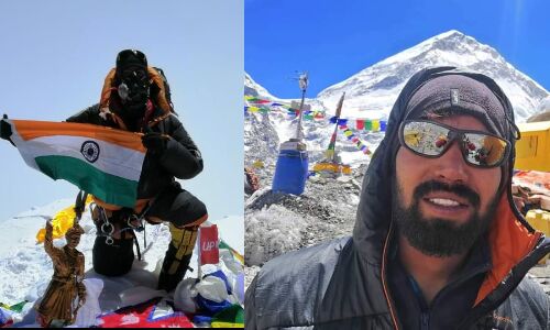 अंतरराष्ट्रीय पर्वतारोही सागर कसाना ने माउंट एवरेस्ट पर फहराया तिरंगा