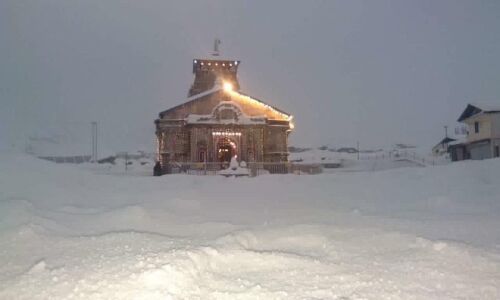 देखिये केदारनाथ धाम की मनोहर द्रश्य, नहीं देखी होगी यह तस्वीर