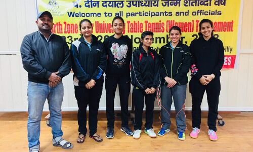 इविवि महिला टेबल टेनिस टीम फाइनल में पहुंची ,43 विश्वविद्यालों की टीमों ने लिया है टूर्नामेंट में हिस्सा इविवि महिला टेबल टेनिस टीम फाइनल में पहुंची ,43 विश्वविद्यालों की टीमों ने लिया है टूर्नामेंट में हिस्सा