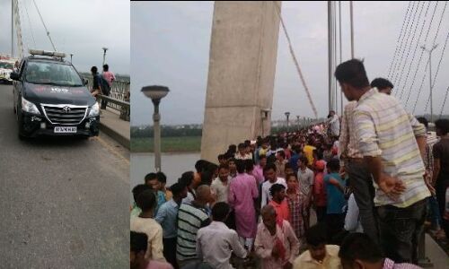 सुसाइड पॉइंट बन चुके नये यमुना पुल से प्रेमी युगल ने यमुना में लगाई छलांग सुसाइड पॉइंट बन चुके नये यमुना पुल से प्रेमी युगल ने यमुना में लगाई छलांग