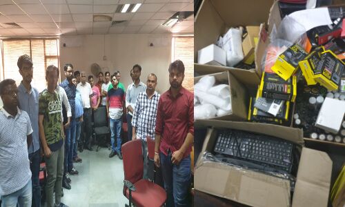 नोएडा में ऑनलाइन सिगरेट बेचने वाली कंपनी पर नगर मजिस्ट्रेट की छापेमारी, पुलिस ने 18 व्यक्तियों को किया मौके से गिरफ्तार नोएडा में ऑनलाइन सिगरेट बेचने वाली कंपनी पर नगर मजिस्ट्रेट की छापेमारी, पुलिस ने 18 व्यक्तियों को किया मौके से गिरफ्तार