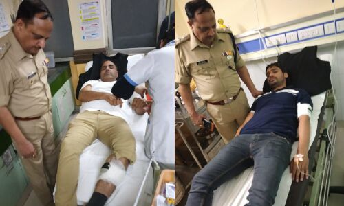 मेरठ ज़ोन के गाजियाबाद में पुलिस की बंदूक गर्जी, मुठभेड़ में एक लाख का इनामिया ढेर, दो सिपाही हुए घायल