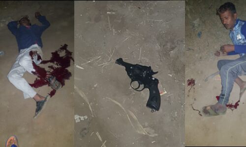 गाजियाबाद में पुलिस की बदमाशों से मुठभेड़, दो बदमाश घायल