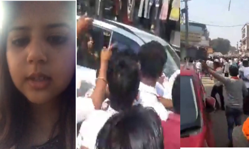 अलीगढ एनकाउंटर : पीड़ित परिवार से मिलने पहुंची पखुड़ी पाठक पर हमला, योगी सरकार को घेरा! अलीगढ एनकाउंटर : पीड़ित परिवार से मिलने पहुंची पखुड़ी पाठक पर हमला, योगी सरकार को घेरा!