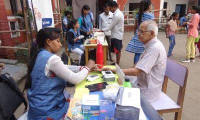 गाजियाबाद : लव केयर फाउंडेशन ने कौशाम्बी में किया स्वास्थ्य जांच शिविर का आयोजन