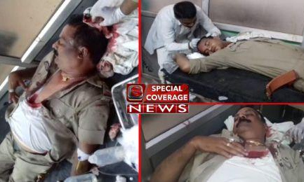 गाँव में पहुंची पुलिस तो दबंगों नै लाठी - डंडे से किया हमला, दरोगा समेत कई सिपाहियों के फोड़े सर