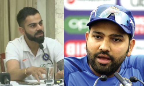 रोहित शर्मा के साथ विवाद के मुद्दे पर विराट कोहली ने तोड़ी चुप्पी, दिया ये बयान रोहित शर्मा के साथ विवाद के मुद्दे पर विराट कोहली ने तोड़ी चुप्पी, दिया ये बयान