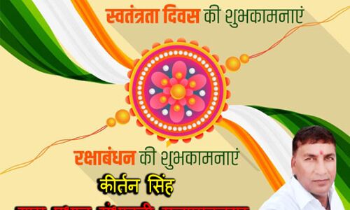 सभी देश वासियों को स्वतन्त्रता दिवस की हार्दिक शुभकामनाएं