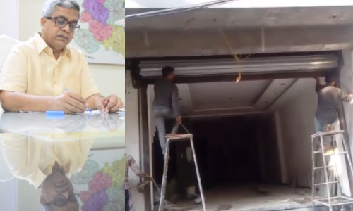 अवैध निर्माण पर DM हुए सख़्त, एमडीए के जेई के खिलाफ कार्रवाई के आदेश, आनन-फानन में रुकवाया गया काम अवैध निर्माण पर DM हुए सख़्त, एमडीए के जेई के खिलाफ कार्रवाई के आदेश, आनन-फानन में रुकवाया गया काम