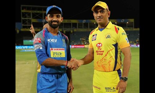 Live IPL11 CSKvsRR : 7 ओवर के बाद चेन्नई का स्कोर 59/1