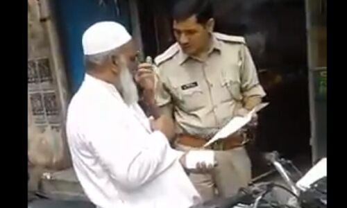 सिपाही पर लगा लूट का आरोप वीडियो हुआ वायरल