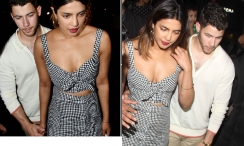 PHOTOS : बिदेशी बॉयफ्रेंड निक जोनस संग SPOT हुईं प्रियंका, मां से मिलाने लाईं हैं इंडिया!