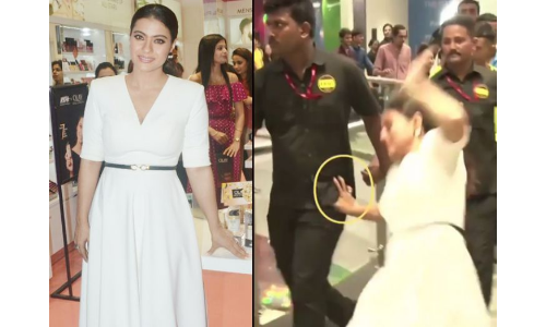 OMG..जब मॉल में अचानक चलते-चलते गिर पड़ीं काजोल, VIDEO हुआ वायरल
