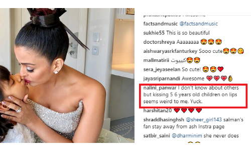 ऐश्वर्या ने बेटी को किस करते हुए डाली फोटो, सोशल मीडिया पर हुईं ट्रोल! लोगों ने किए ऐसे कमैंट्स ऐश्वर्या ने बेटी को किस करते हुए डाली फोटो, सोशल मीडिया पर हुईं ट्रोल! लोगों ने किए ऐसे कमैंट्स