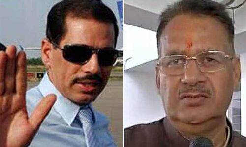 रॉबर्ट वाड्रा और बीजेपी विधायक गणेश जोशी की शक्तिमान की मौत को लेकर झड़प रॉबर्ट वाड्रा और बीजेपी विधायक गणेश जोशी की शक्तिमान की मौत को लेकर झड़प