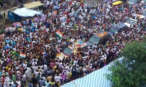 सोनिया के रोड शो में उमड़ी भीड़ से उड़ गई सभी दलों की नीद