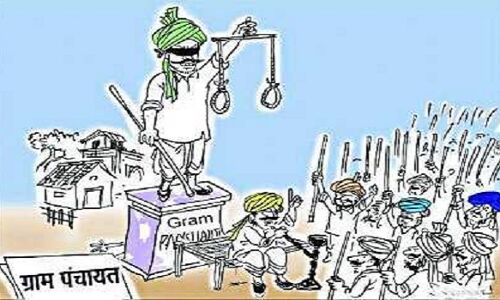 पंचायत का अजीबोगरीब फैसला, दुष्‍कर्म के आरोपी को 5 जूते की सजा