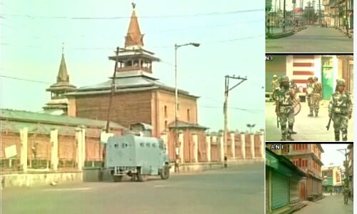 कश्मीर में नहीं है शांति, 34 वें दिन भी जन जीवन प्रभावित