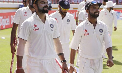 60 वर्षों में पहली बार टीम इंडिया ने वेस्टइंडीज को 237 रन से हराकर सीरीज पर किया कब्ज़ा 60 वर्षों में पहली बार टीम इंडिया ने वेस्टइंडीज को 237 रन से हराकर सीरीज पर किया कब्ज़ा