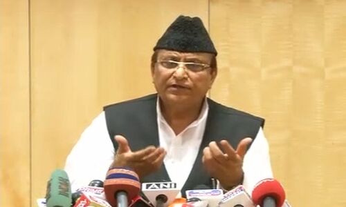 तेवतिया गोलीकांड: हरकतें खराब रही होंगी इसलिए लगी गोली - आज़म खां