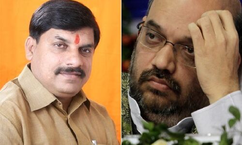 अमित शाह के भांजे की एमपी पुलिस को तलाश, बीजेपी MLA को लगाई चपत