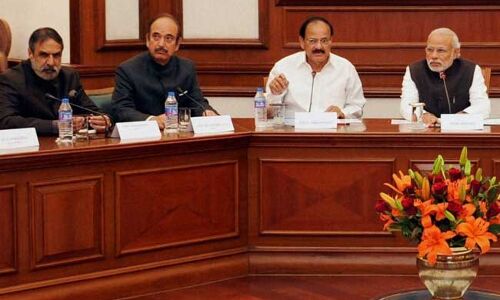 कश्मीर मसले पर दिल्ली में सर्वदलीय बैठक, लोकसभा में प्रस्ताव पारित