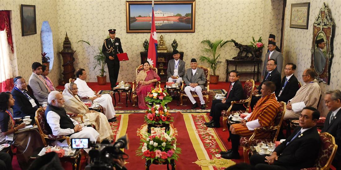 बिमस्टेक सम्मेलन का काठमांडू आगाज, आयोजक नेपाल राष्ट्राध्यक्ष विद्यादेवी से मुलाकात