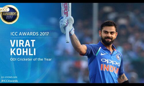 कैप्टेन कोहली को तीसरी बार मिला  इंटरनेशनल क्रिकेटर ऑफ़ द इयर  , जाने किसने जीता कोनसा अवार्ड