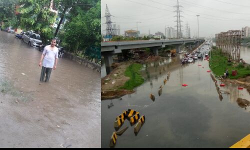 गाजियाबाद में आफत की बारिश, सडकों से लेकर घरों में भरा पानी जन जीवन अस्त व्यस्त रोड पर लगा जाम गाजियाबाद में आफत की बारिश, सडकों से लेकर घरों में भरा पानी जन जीवन अस्त व्यस्त रोड पर लगा जाम