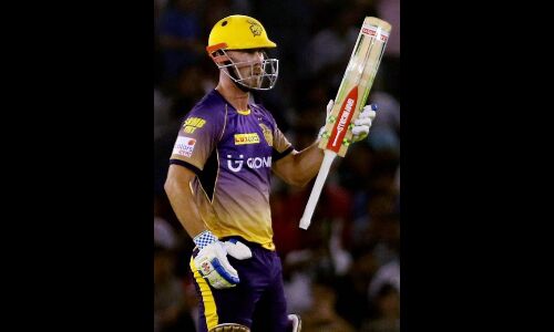 IPL11 : KKR ने दिया पंजाब को 192 का लक्ष्य, क्रिश लीन शतक के करीब आकर हुए आउट, 20 ओवर के बाद KKR का स्कोर 191/7