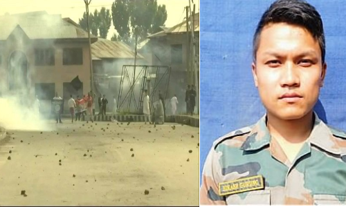 पाक फायरिंग में जवान शहीद - ईद की नमाज के बाद सुरक्षा बलों पर पथराव, ISIS और पाक के झंडे दिखाए