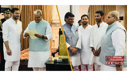 कर्नाटक के बाद बिहार में उठापटक शुरू: तेजस्वी ने सरकार बनाने का दावा किया पेश, राज्यपाल को सौंपा पत्र