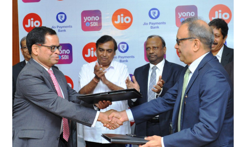 SBI और Jio ने मिलाया हाथ, अब MyJio एप से SBI ग्राहक कर सकेंगे डिजिटल लेनदेन! SBI और Jio ने मिलाया हाथ, अब MyJio एप से SBI ग्राहक कर सकेंगे डिजिटल लेनदेन!