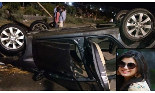नोएडा: तेज रफ्तार कार नाले में गिरने से रेडियो जॉकी तान्या खन्ना की मौत