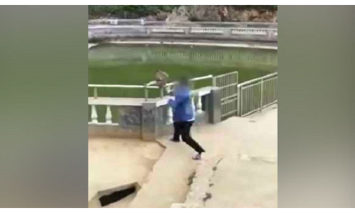 बंदर से पंगा लेना इस शख्स को पड़ा महंगा, नदी में फेकने पर ऐसे लिया बदला, देखें VIDEO